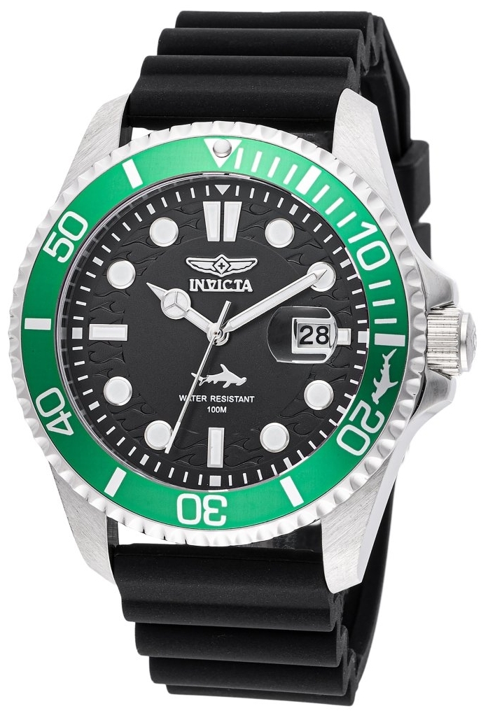 Invicta Herrklocka 47166 Pro Diver Svart/Gummi Ø43 mm - Invicta