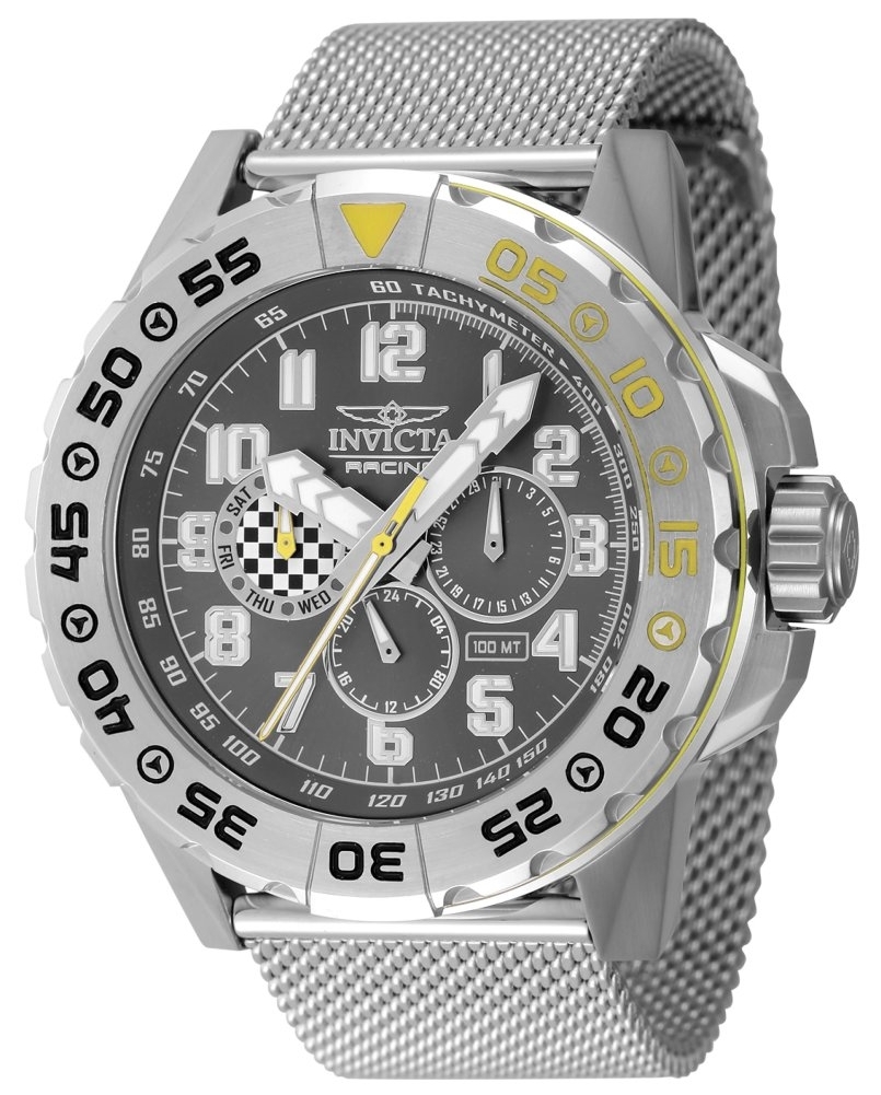 Invicta Herrklocka 47214 Racing Grå/Stål Ø48 mm - Invicta