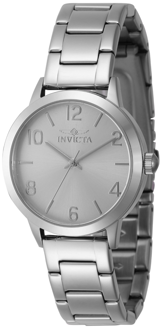 Invicta Damklocka 47270 Wildflower Silverf&auml;rgad/St&aring;l &Oslash;34 mm