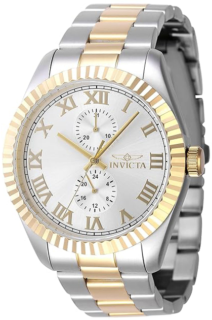 Invicta Herrklocka 47426 Specialty Silverfärgad/Gulguldtonat stål