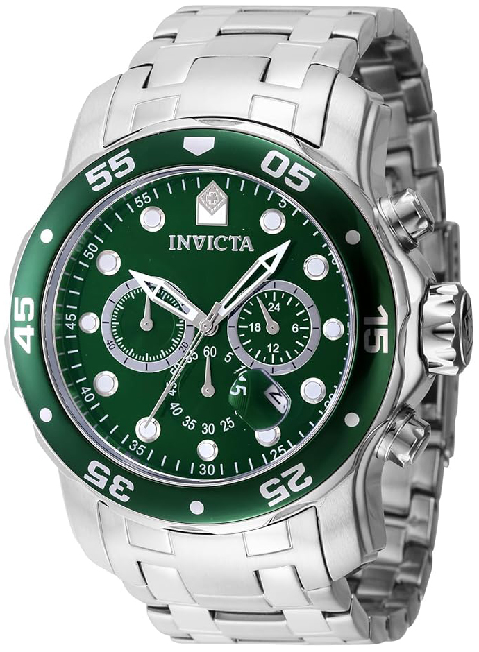 Invicta Herrklocka 47559 Pro Diver Grön/Stål Ø48 mm - Invicta
