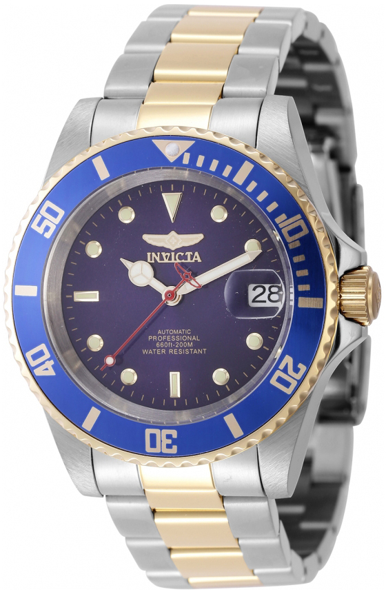 Invicta Herrklocka 47642 Ocean Voyage Blå/Gulguldtonat stål Ø40 mm - Invicta