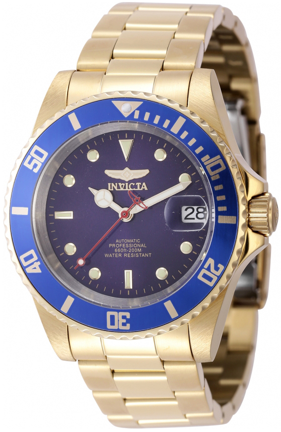 Invicta Herrklocka 47644 Ocean Voyage Blå/Gulguldtonat stål Ø40 mm - Invicta