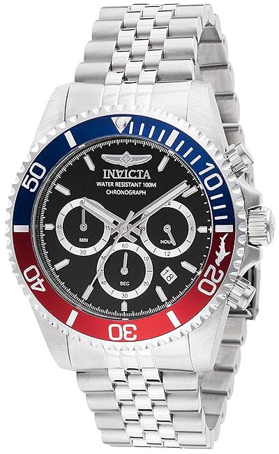Invicta Herrklocka 48117 Pro Diver Svart/Stål Ø43 mm