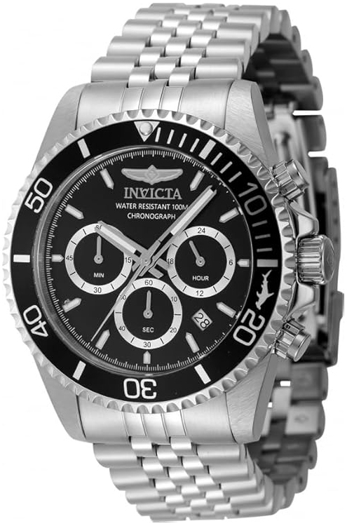 Invicta Herrklocka 48381 Pro Diver Svart/St&aring;l &Oslash;43 mm