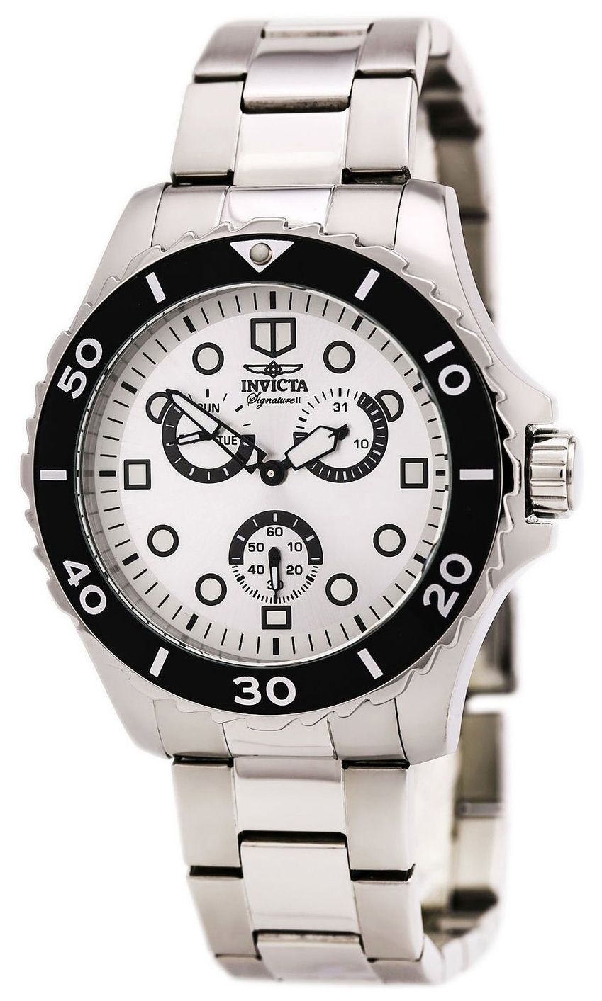 Invicta Pro Diver Herrklocka 7051 Silverfärgad/Stål Ø45 mm - Invicta