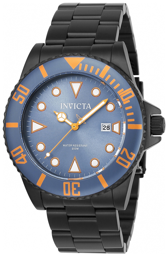 Invicta Pro Diver Herrklocka 90299 Blå/Stål Ø44 mm - Invicta