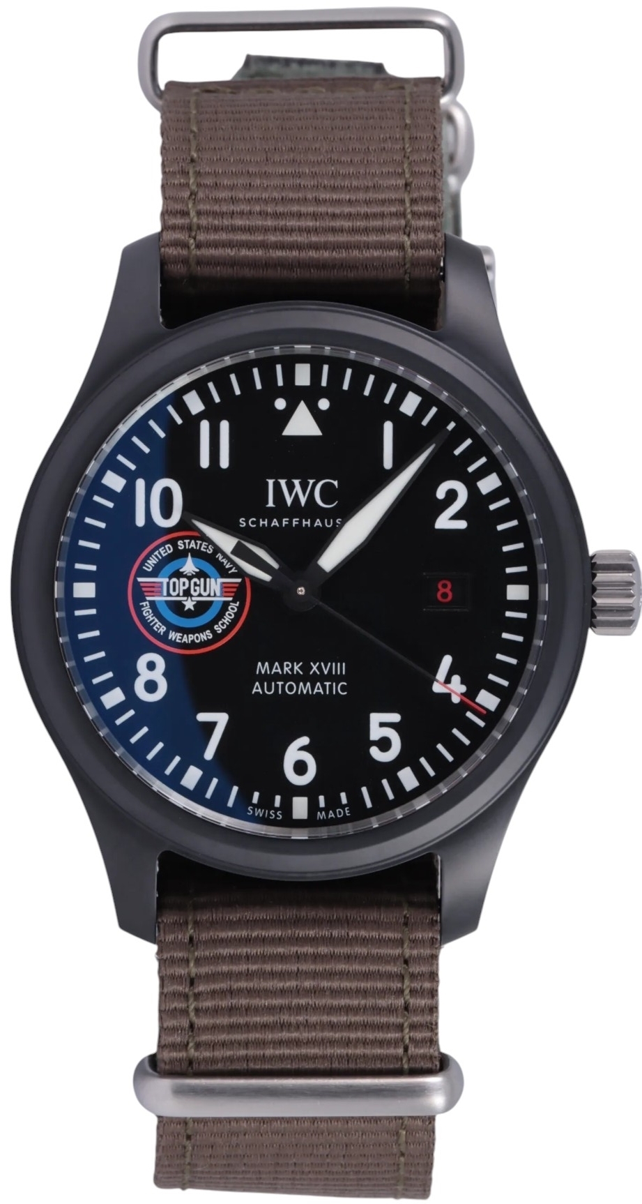 IWC Herrklocka IW324712 Pilots Svart/Läder Ø41 mm - IWC