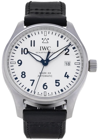 IWC Herrklocka IW328207 Pilots Silverfärgad/Läder Ø40 mm - IWC
