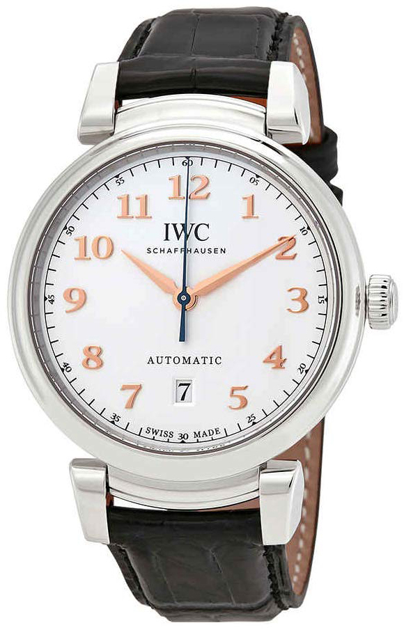 IWC Herrklocka IW356601 Da Vinci Silverfärgad/Läder Ø40 mm - IWC