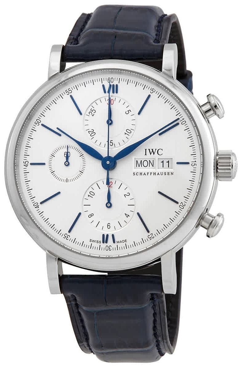 IWC Herrklocka IW391037 Portofino Vit/Läder Ø42 mm - IWC