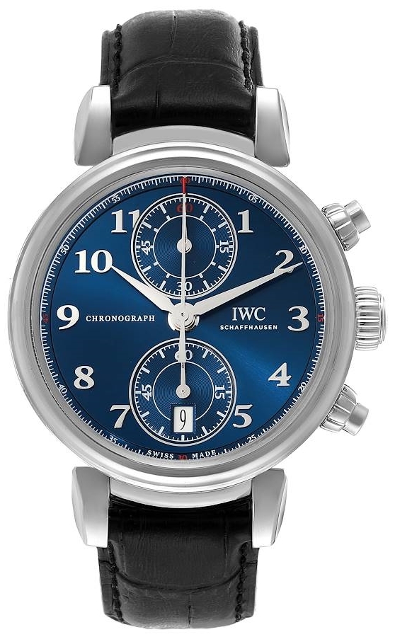 IWC Herrklocka IW393402 Da Vinci Blå/Läder Ø42 mm - IWC