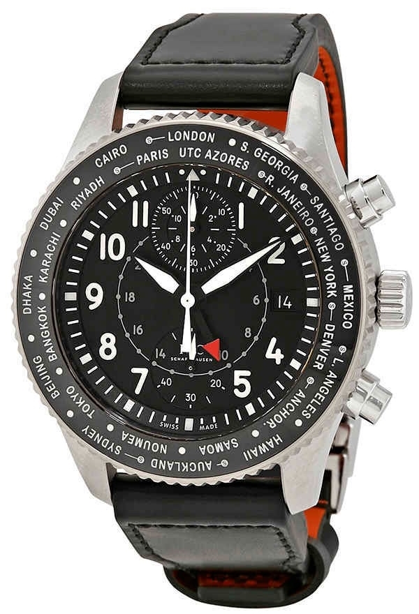 IWC Herrklocka IW395001 Pilots Svart/Läder Ø46 mm - IWC