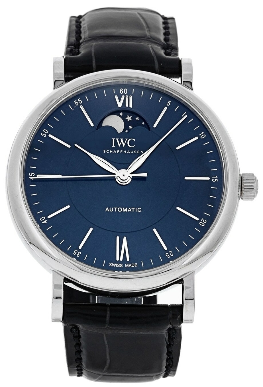 IWC Herrklocka IW459402 Portofino Blå/Läder Ø40 mm - IWC