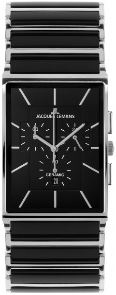 Jacques Lemans Damklocka 1-1900A York Svart/Keramik