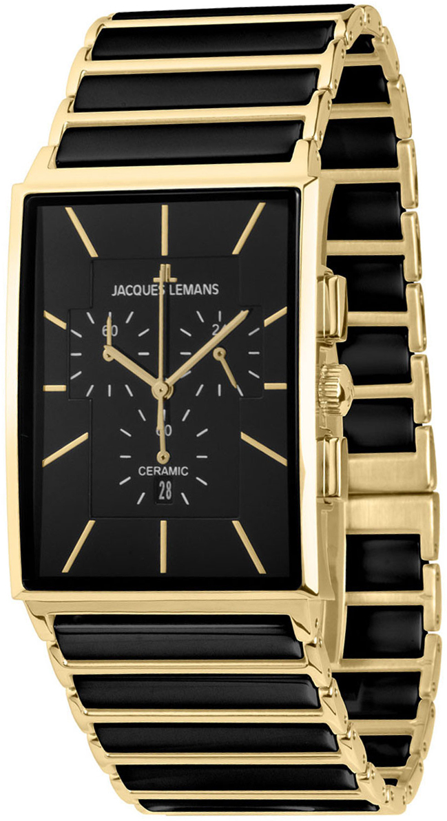 Jacques Lemans Damklocka 1-1900C York Svart/Keramik - Jacques Lemans