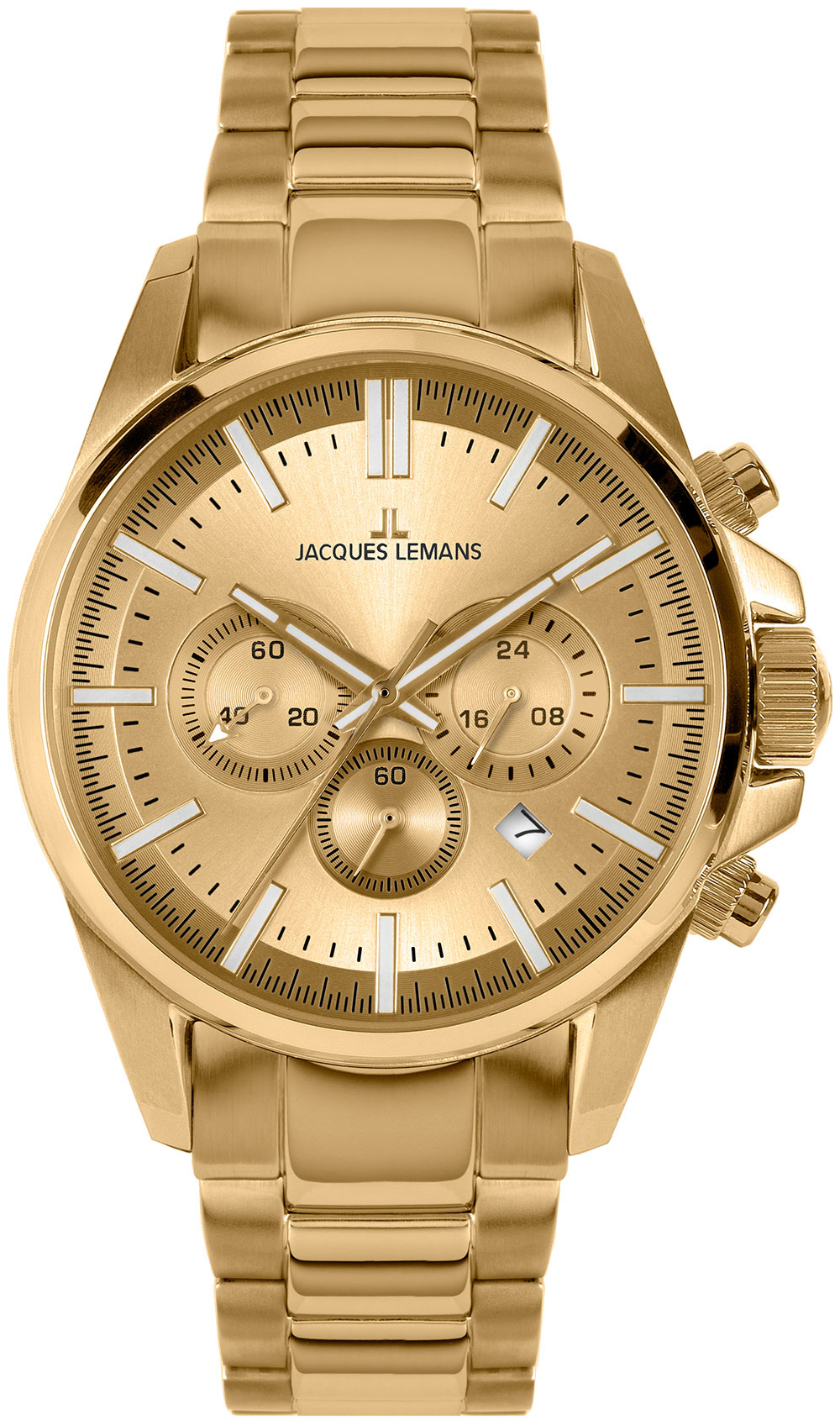 Jacques Lemans Herrklocka 1-2119I Liverpool Guld/Gulguldtonat stål - Jacques Lemans