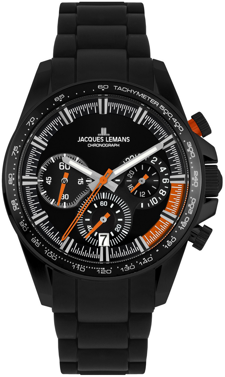 Jacques Lemans Herrklocka 1-2127H Liverpool Svart/Stål Ø40 mm - Jacques Lemans