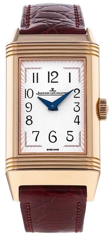 Jaeger LeCoultre Damklocka 3352420 Reverso Silverfärgad/Läder - Jaeger LeCoultre