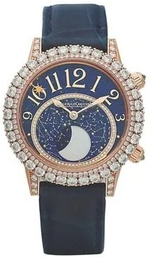 Jaeger LeCoultre Damklocka 3522471 Rendez-Vous Blå/Läder Ø36 mm - Jaeger LeCoultre