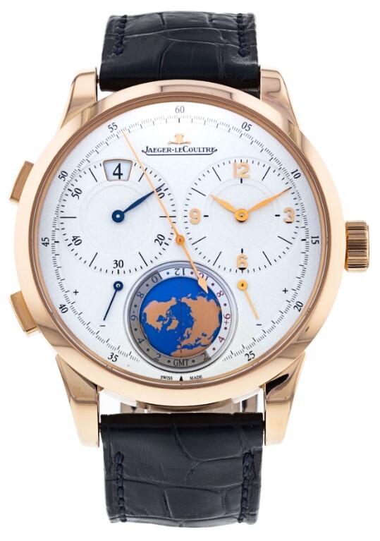 Jaeger LeCoultre Herrklocka 6062420 Duometre Vit/Läder Ø42 mm - Jaeger LeCoultre