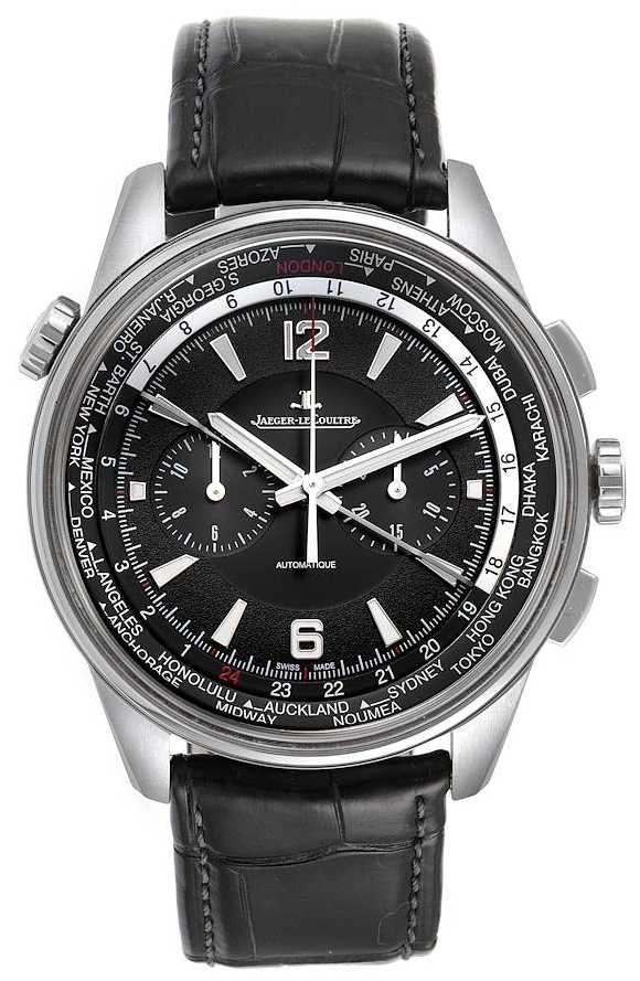 Jaeger LeCoultre Herrklocka 905T470 Polaris Svart/Läder Ø44 mm - Jaeger LeCoultre