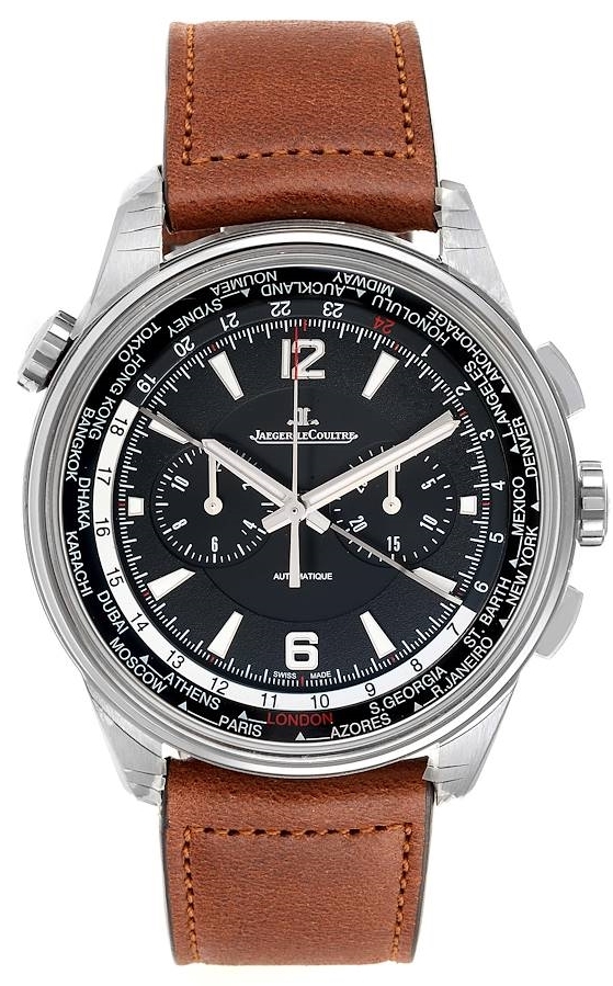 Jaeger LeCoultre Herrklocka 905T471 Polaris Svart/Läder Ø44 mm - Jaeger LeCoultre