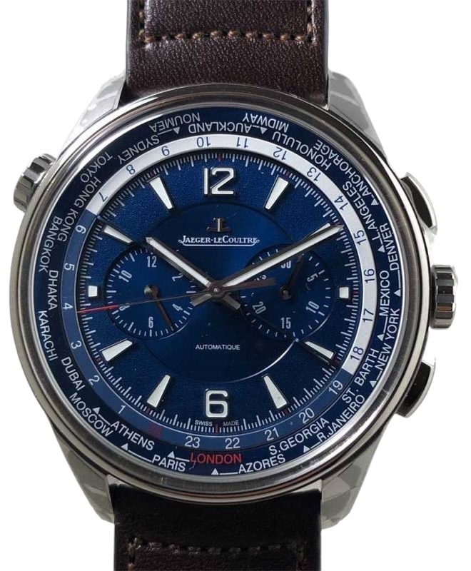 Jaeger LeCoultre Herrklocka 905T480 Polaris Blå/Läder Ø44 mm - Jaeger LeCoultre