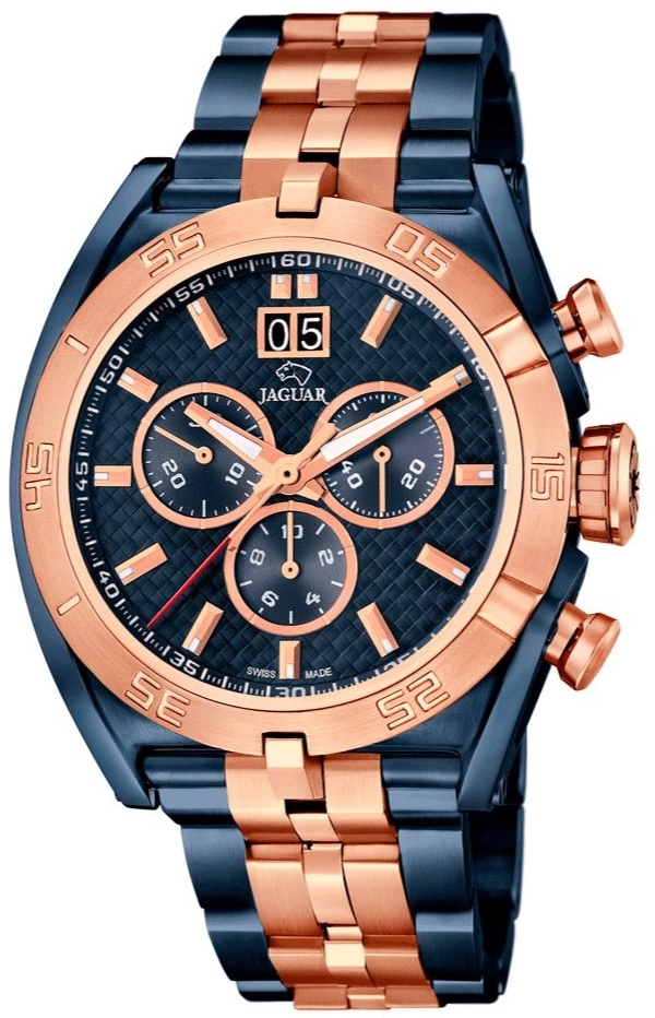 Jaguar Herrklocka J810/1 Special Edition Blå/Roséguldstonat stål - Jaguar
