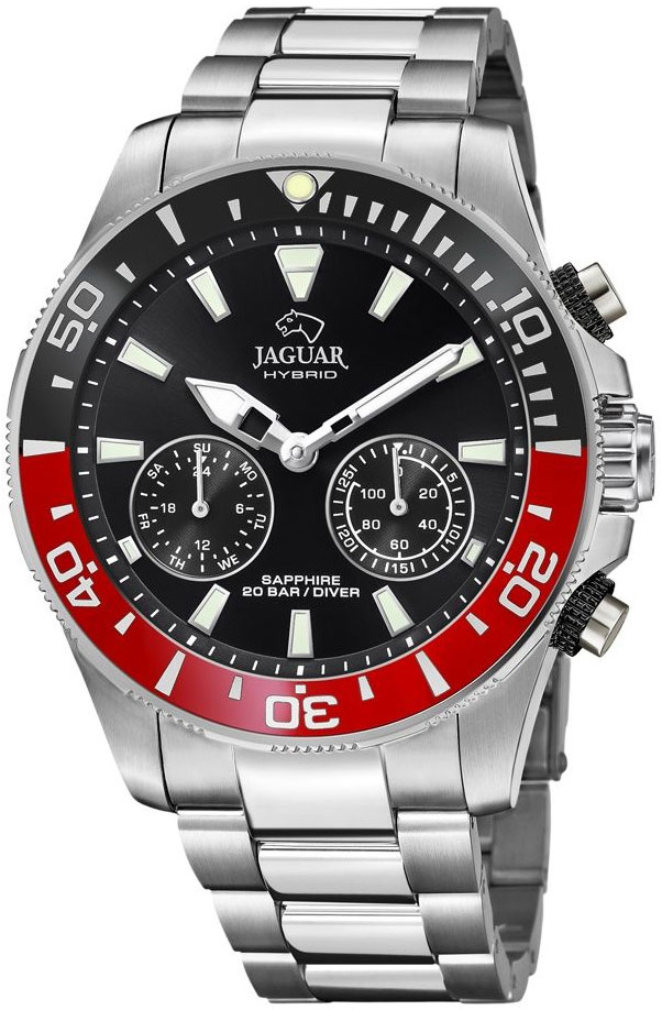 Jaguar Herrklocka J888/3 Connected Svart/Stål Ø45.7 mm