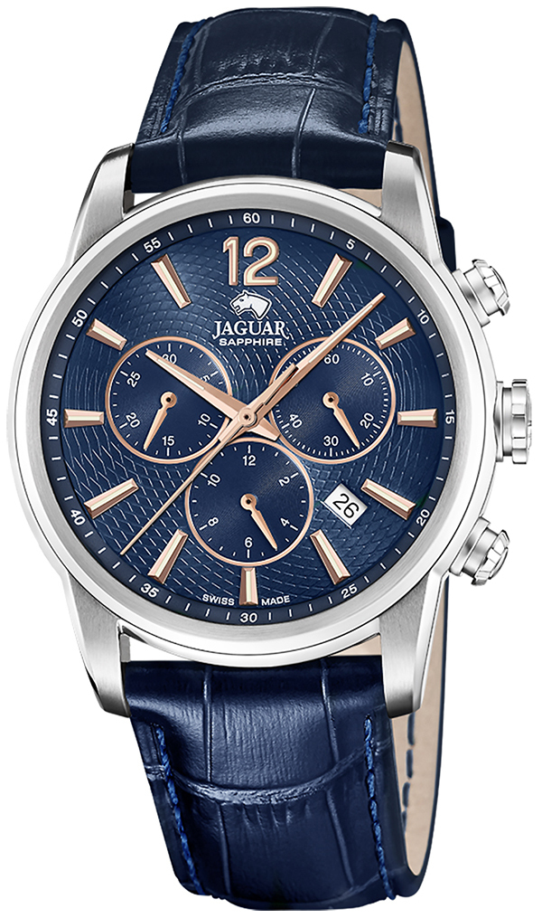 Jaguar Herrklocka J968/2 Acamar Blå/Läder Ø42 mm - Jaguar