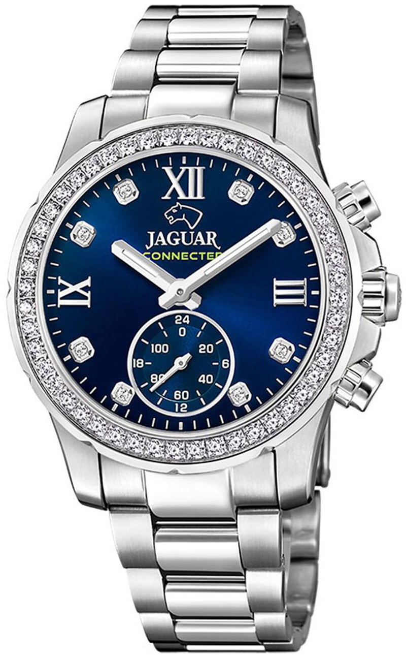 Jaguar Damklocka J980/3 Connected Bl&aring;/St&aring;l &Oslash;36.5 mm