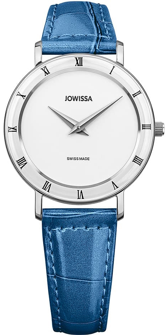 Jowissa Damklocka J2.275.M Roma Vit/Läder Ø30 mm - Jowissa