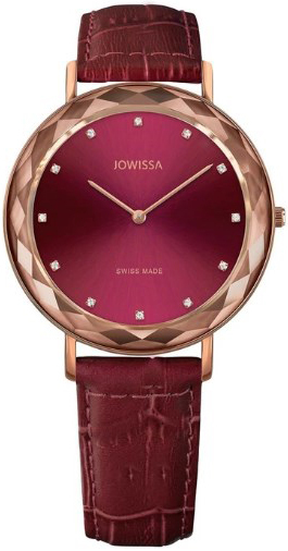 Jowissa Damklocka J5.564.L Aura Röd/Läder Ø39 mm - Jowissa