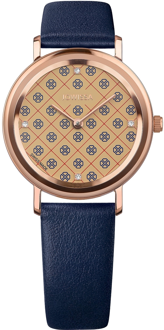 Jowissa Damklocka J6.223.M AnWy Antikvit/Läder Ø31 mm - Jowissa