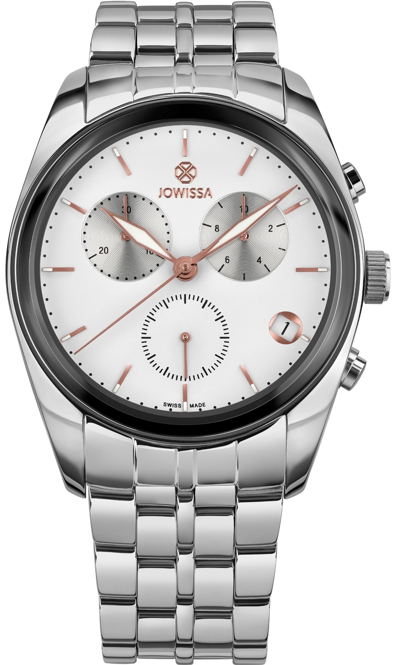 Jowissa Herrklocka J7.102.L Lux Vit/Stål Ø40 mm - Jowissa