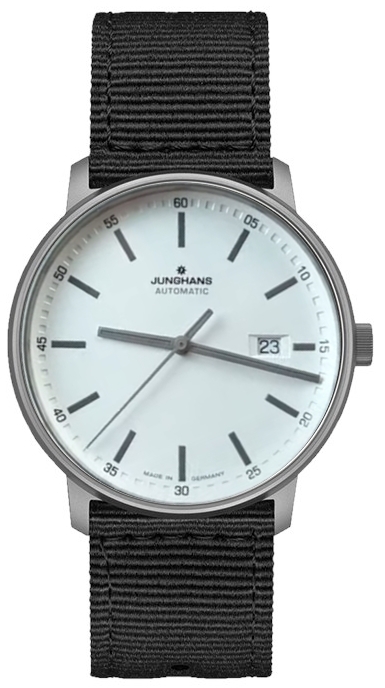 Junghans Herrklocka 27/2000.00 Titan Vit/Textil Ø40 mm - Junghans