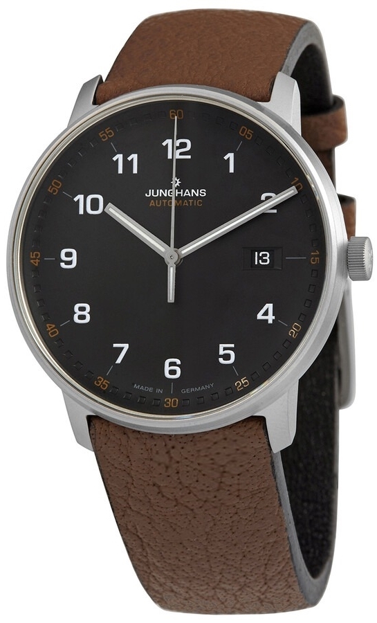 Junghans Herrklocka 27/2002.00 Titan Svart/Läder Ø40 mm - Junghans