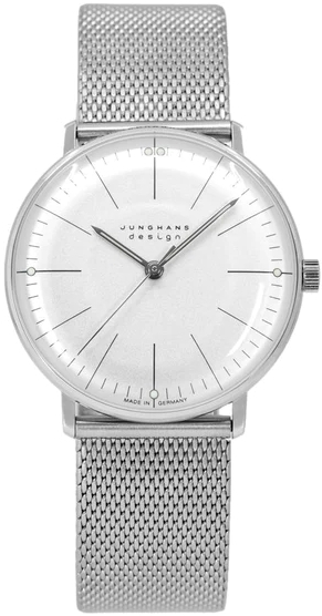 Junghans Damklocka 27/3004.46 Max Bill Vit/Stål Ø34 mm - Junghans