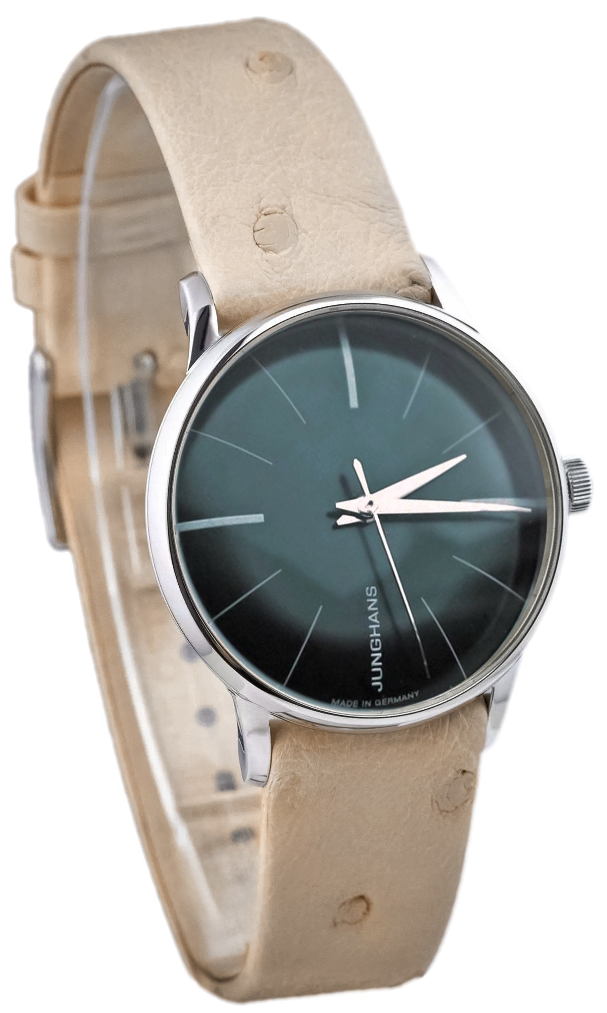 Junghans Damklocka 27/3343.00 Meister Grön/Läder Ø33 mm - Junghans