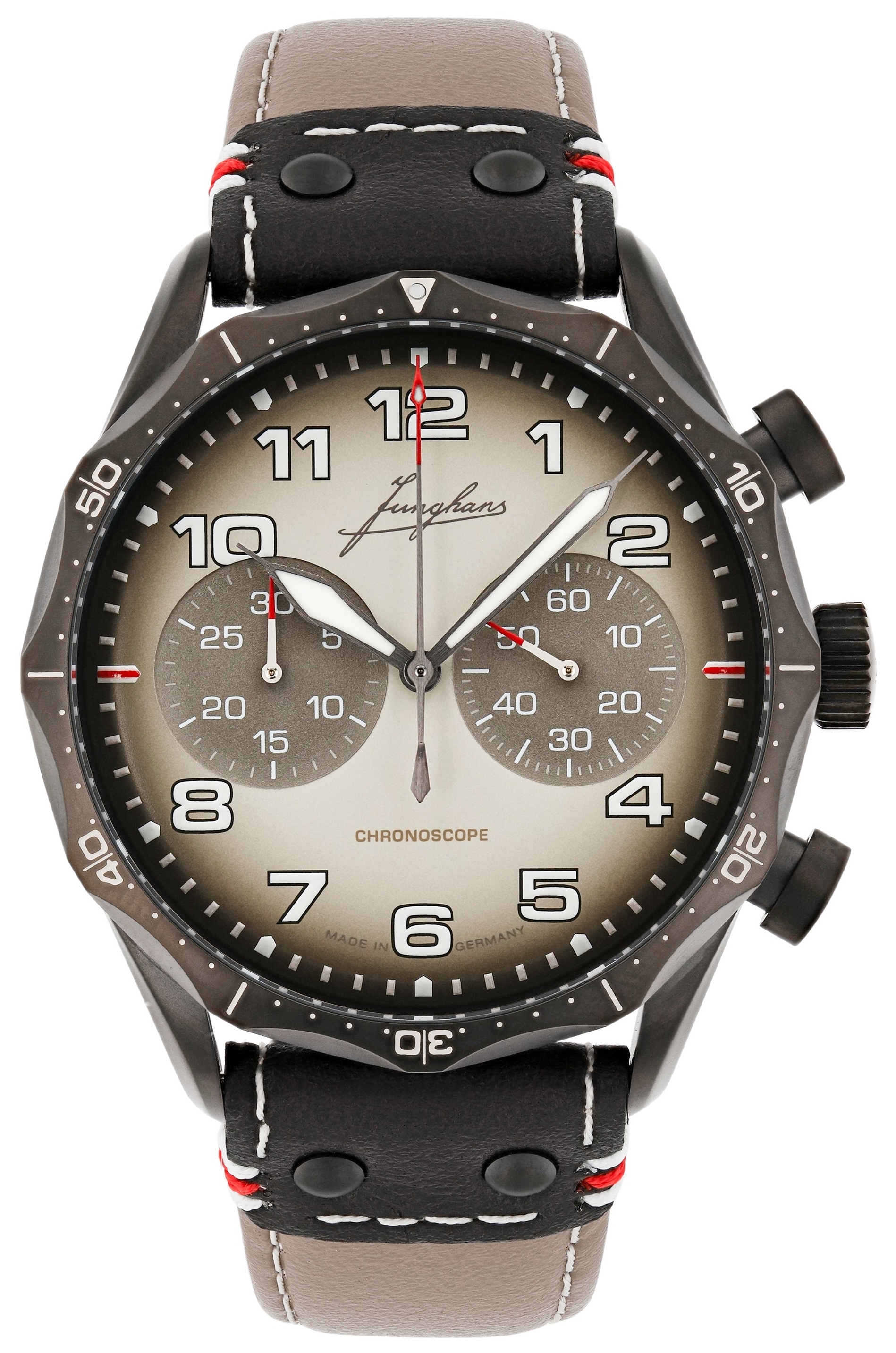 Junghans Herrklocka 27/3398.00 Meister Grå/Läder Ø43.3 mm - Junghans