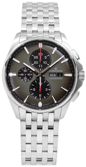 Junghans Herrklocka 27/4023.45 Meister Grå/Stål Ø45 mm - Junghans