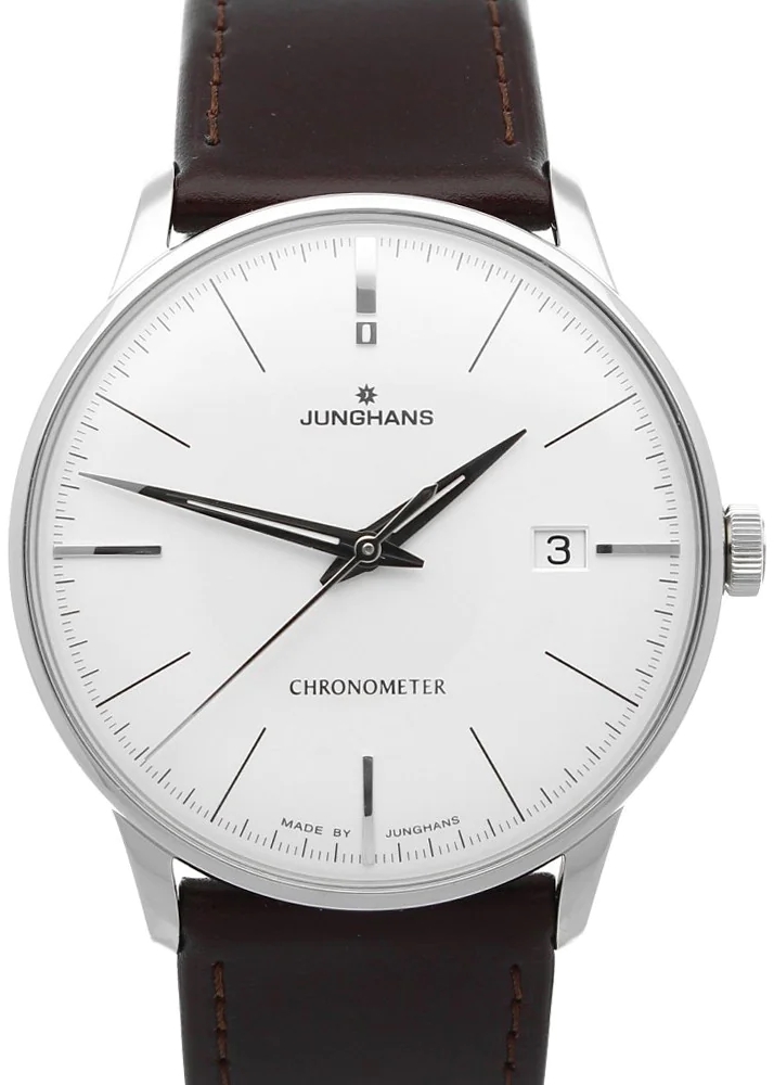 Junghans Herrklocka 27/4130.02 Meister Vit/Läder Ø38.4 mm - Junghans