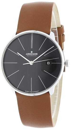 Junghans Herrklocka 27/4154.00 Meister Svart/Läder Ø39.5 mm - Junghans
