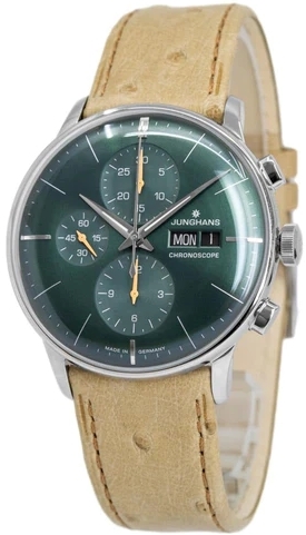 Junghans Herrklocka 27/4222.02 Meister Grön/Läder Ø40.7 mm - Junghans