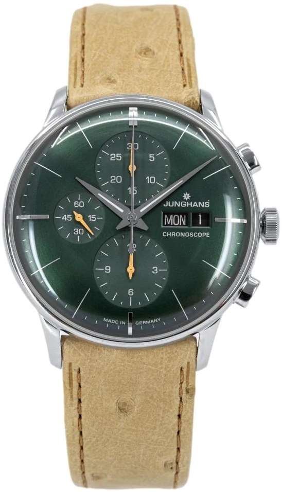 Junghans Herrklocka 27/4222.03 Meister Grön/Läder Ø40.7 mm - Junghans