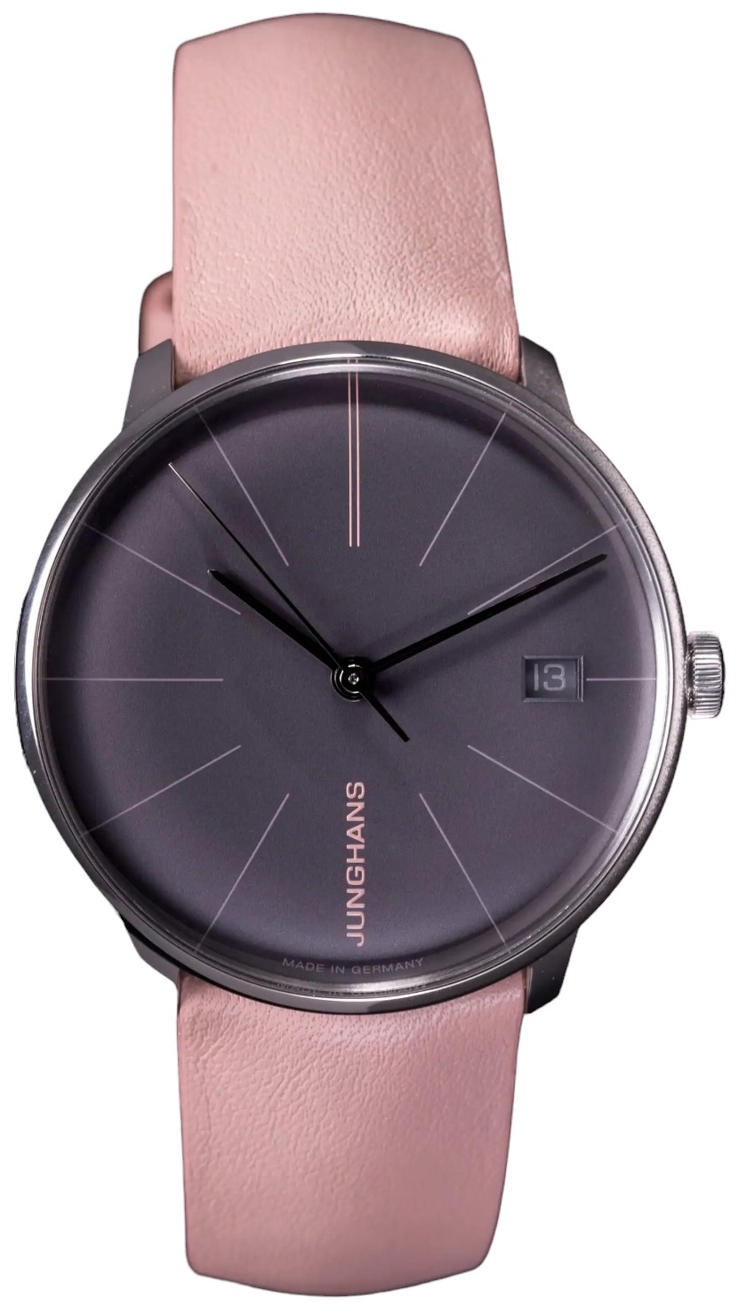 Junghans Damklocka 27/4231.00 Meister Grå/Läder Ø35 mm - Junghans