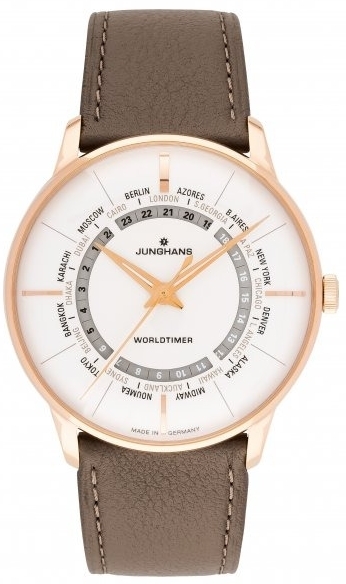 Junghans Herrklocka 27/5012.01 Meister Vit/Läder Ø40.4 mm - Junghans