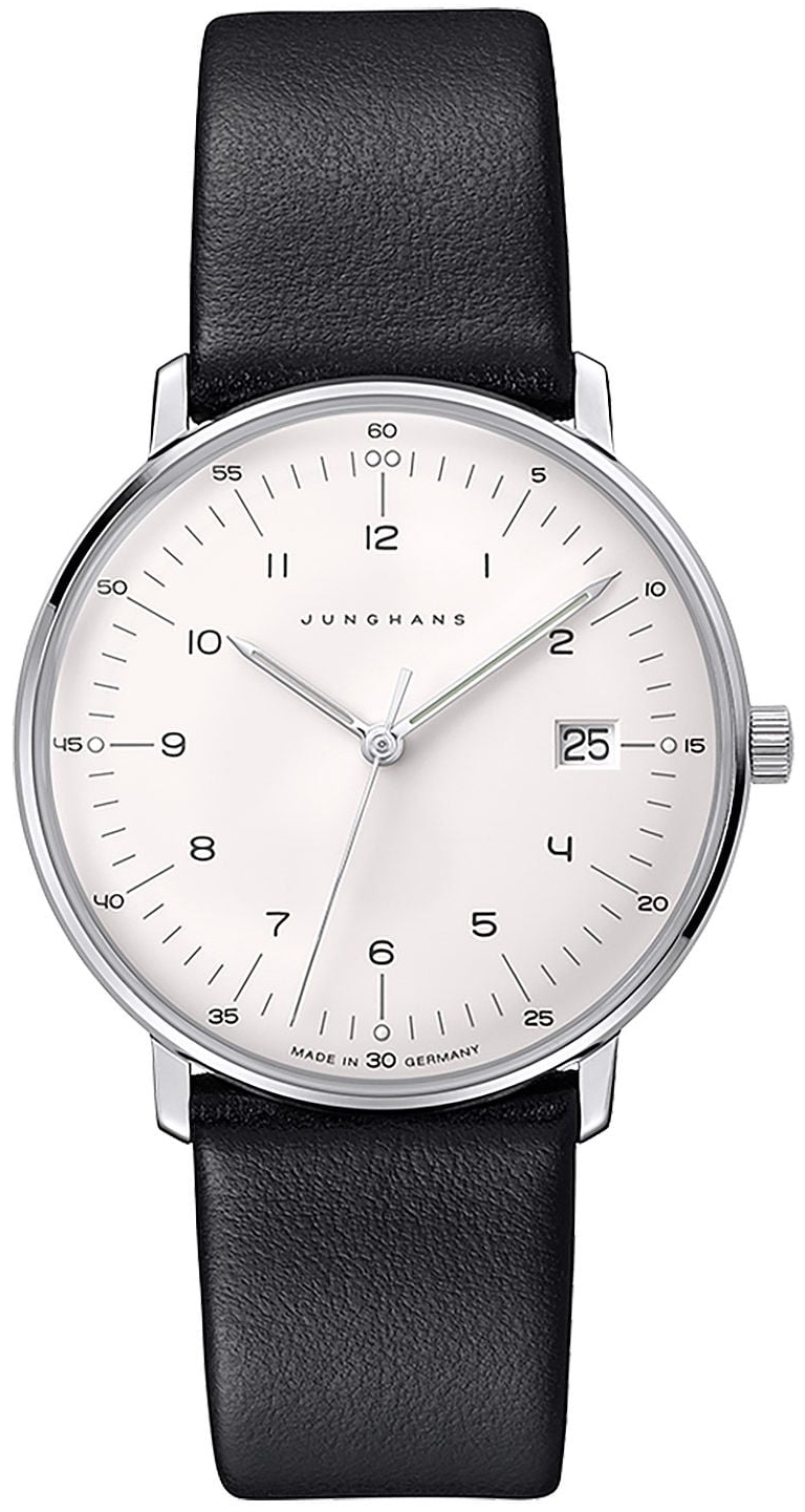 Junghans Damklocka 47/4450.02 Max Bill Ladies Vit/Läder Ø32.7 mm - Junghans