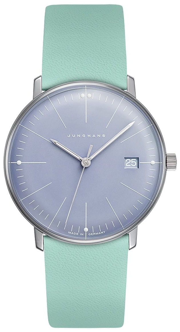 Junghans Damklocka 47/4554.02 Max Bill Ladies Blå/Läder Ø32.7 mm - Junghans